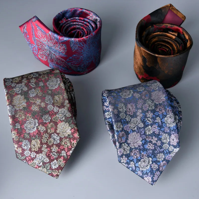 Business Animal Flower Polyester Yarn Men'S Tie