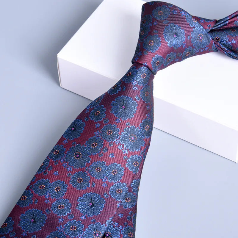 Business Animal Flower Polyester Yarn Men'S Tie