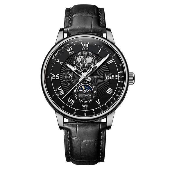 Business Earth Buckle Quartz Men'S Watches