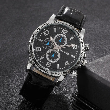 Business Geometric Buckle Quartz Men'S Watches