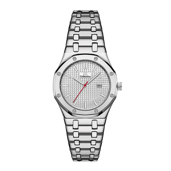 Business Geometric Single Folding Buckle Quartz Men'S Watches