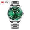 Business Men's Metal And Stainless Steel Round Quartz Watch