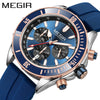 Business Men's Sports Luminous Watch Alloy Case Stainless Steel Strap Round Dial