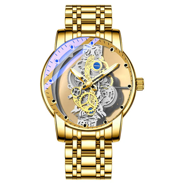 Business Round Jewelry Buckle Quartz Men'S Watches