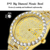 Business Simple Glittering Quartz Watch With Steel Band And Round Dial Made Of Alloy And Stainless Steel
