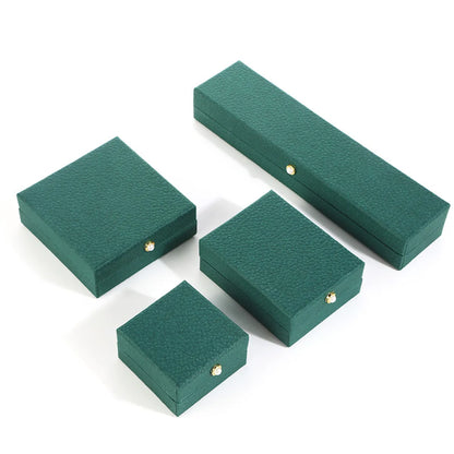 Business Simple Style Solid Color Paper Jewelry Boxes