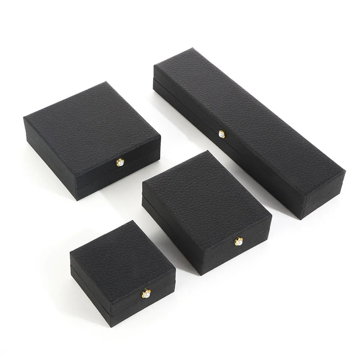 Business Simple Style Solid Color Paper Jewelry Boxes