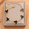 Butterfly Bow Titanium Steel Electroplating Bracelet Unisex