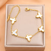 Butterfly Bow Titanium Steel Electroplating Bracelet Unisex