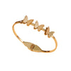 Butterfly Bracelet Titanium Steel Exquisite Stereo Frosted Electroplating Hand Jewelry