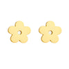 Butterfly Collarbone Necklace And Cute Suit Bracelet In Flower Design Made Of Stainless Steel With Electroplating Treatment