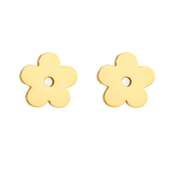 Butterfly Collarbone Necklace And Cute Suit Bracelet In Flower Design Made Of Stainless Steel With Electroplating Treatment