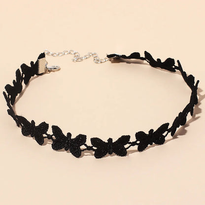 Butterfly  Fashion Vibrato New Lace Short  Necklace