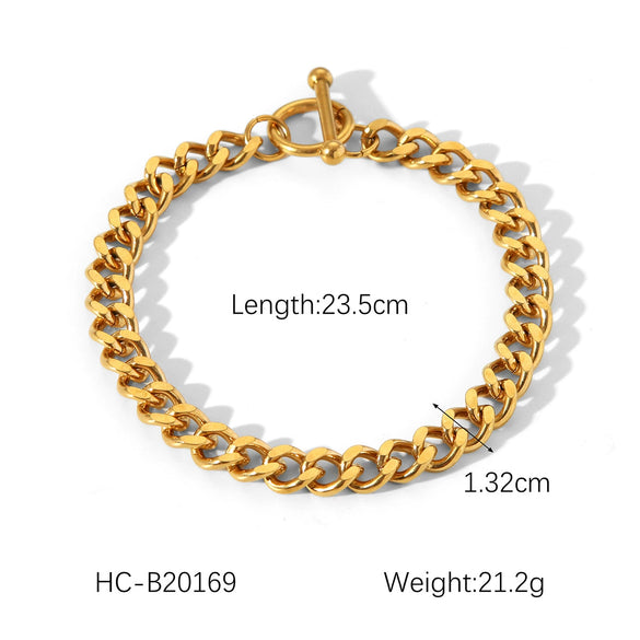 Butterfly Geometric Stainless Steel Bracelet With Zircon Chain Ball Chain Cuban Chain Electroplated Non Fading Hand Jewelry For Women