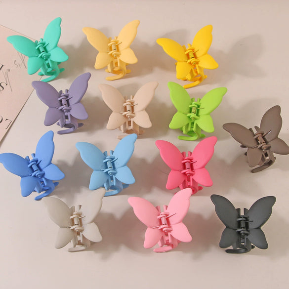 Butterfly Grab Clip Hair Accessories Ps Material Fashion Animals Baking Paint Style