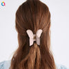 Butterfly Hair Clip Plastic Resin Handmade Women's Grip Style