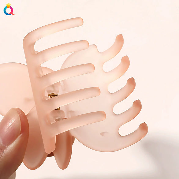Butterfly Hair Clip Plastic Resin Handmade Women's Grip Style