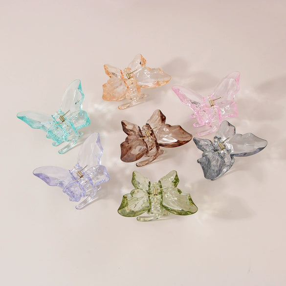 Butterfly Hair Grab Clip For Women Baking Paint Hair Accessories