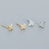 Butterfly Insect Style S925 Silver Electroplated Earrings For Women
