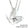 Butterfly Pendant Necklace Women's Fashion Personality Copper Electroplating Animal Shape