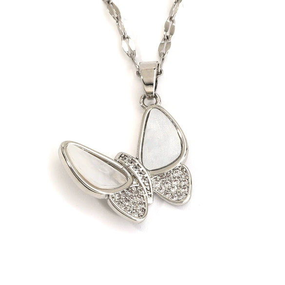 Butterfly Pendant Necklace Women's Fashion Personality Copper Electroplating Animal Shape