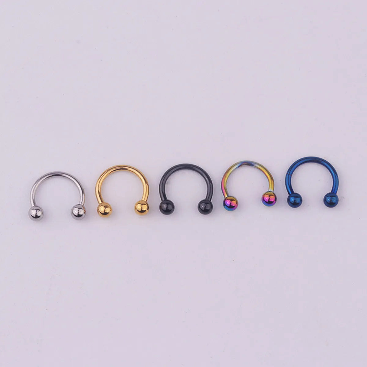 Nose Rings & Studs Fashion Geometric 316 Stainless Steel  Plating