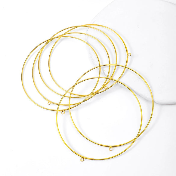 Car Hanging Ring Copper Round Personality Electroplated Jewelry Accessories