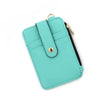 Card Bag Coin Purse Id Bag Vertical Printed Hem Zipper Pvc Nylon Solid Color Women's