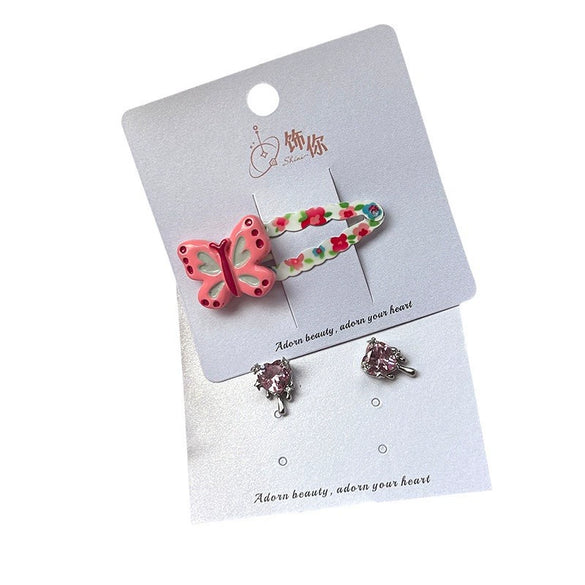 Cardboard Earrings And Necklace Jewelry Card Packaging With Simple Design And Price Tag Design