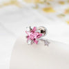 Cartilage Piercing Ear Bone Nail Metal Geometric Fivepointed Star Zirconia Fashion