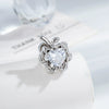 Cartilage Piercing Ear Bone Nail Titanium Steel Heart Shaped With Zircon