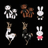 Cartoon Animal Mobile Phone Shell Accessories Alloy Electroplated