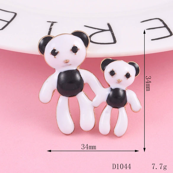 Cartoon Animal Mobile Phone Shell Accessories Alloy Electroplated