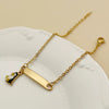 Cartoon Animal Zodiac Stainless Steel Electroplated Pendant Bracelet Jewelry