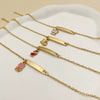 Cartoon Animal Zodiac Stainless Steel Electroplated Pendant Bracelet Jewelry