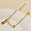 Cartoon Animal Zodiac Stainless Steel Electroplated Pendant Bracelet Jewelry