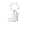 Cartoon Cat Stainless Steel Keychain Backpack Pendant For Girlfriend