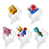 Cartoon Character Plastic And Resin Children's Ring Purely Handmade