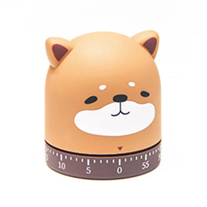 Cartoon Cute Time Manager Zoo Cute Pet Lazy Cat Little Monster Rabbit Mechanical Timer One Piece Dropshipping