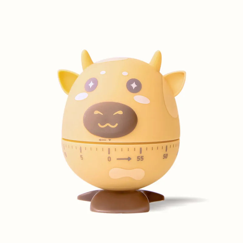 Cartoon Cute Time Manager Zoo Cute Pet Lazy Cat Little Monster Rabbit Mechanical Timer One Piece Dropshipping