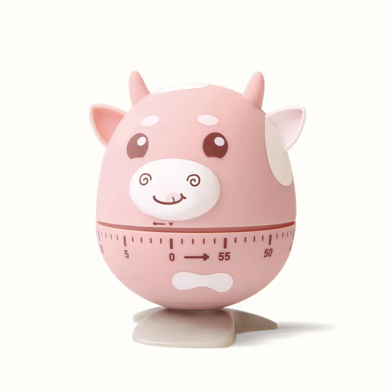 Cartoon Cute Time Manager Zoo Cute Pet Lazy Cat Little Monster Rabbit Mechanical Timer One Piece Dropshipping