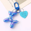 Cartoon Dopamine Blast Dog Acrylic Mobile Phone Pendant Keychain Bag Hanging Accessories Semi Manual With Little Bear Pig Small Animal Patterns