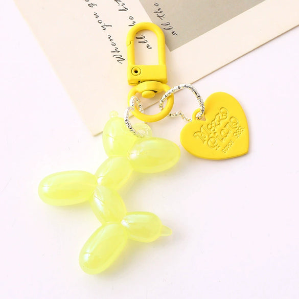 Cartoon Dopamine Blast Dog Acrylic Mobile Phone Pendant Keychain Bag Hanging Accessories Semi Manual With Little Bear Pig Small Animal Patterns