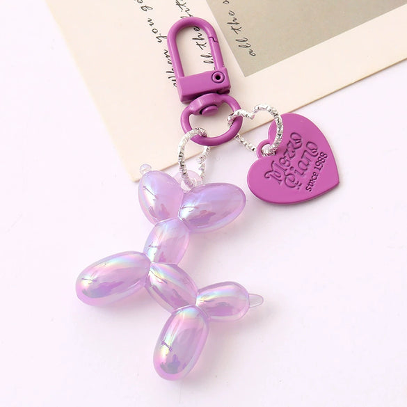 Cartoon Dopamine Blast Dog Acrylic Mobile Phone Pendant Keychain Bag Hanging Accessories Semi Manual With Little Bear Pig Small Animal Patterns