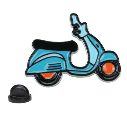 Cartoon Dripping Oil Motorcycle Simple Alloy Brooch Corsage Wholesale