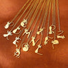 Cartoon Jewelry Kitten Pendant Stainless Steel Necklace With Letter Pattern And Electroplating Treatment