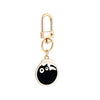 Cartoon Keychain Alloy Stainless Steel Cute Naughty Cat Oil Dripping Electroplated Pendant