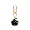 Cartoon Keychain Alloy Stainless Steel Cute Naughty Cat Oil Dripping Electroplated Pendant