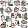 Cartoon Kitten Computerembroidered Ironon Patches Polyester Fabric Clothing Decorative Appliques
