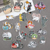 Cartoon Kitten Computerembroidered Ironon Patches Polyester Fabric Clothing Decorative Appliques
